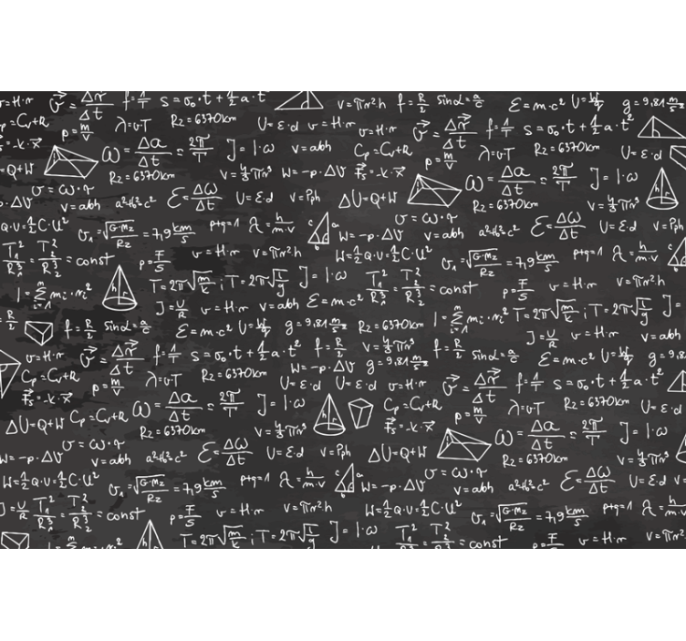 Fototapete Jugendzimmer Mathematik Formeln - TenStickers