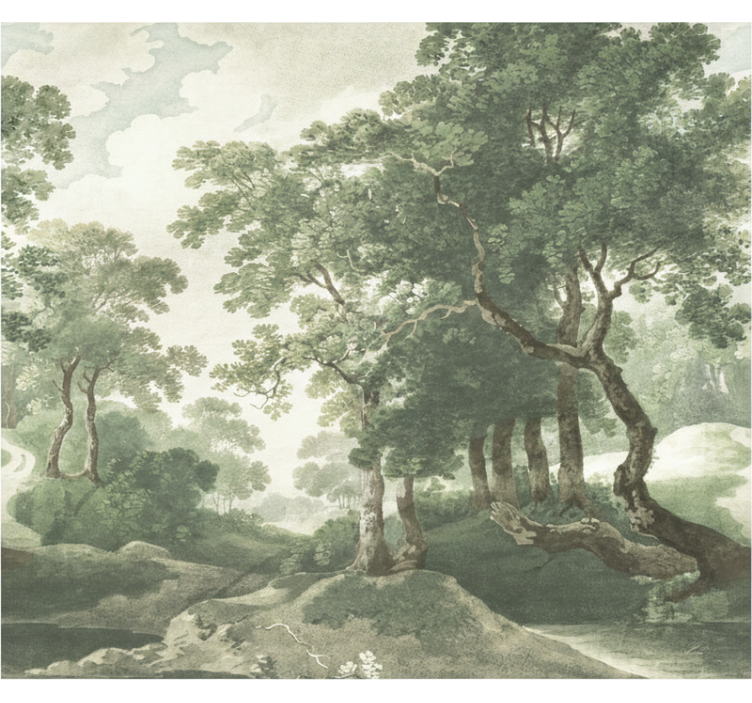 Tapete wald klassische zeitlose natur - TenStickers