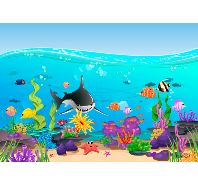 Fototapete kinderzimmer unterwasserwelt - TenStickers