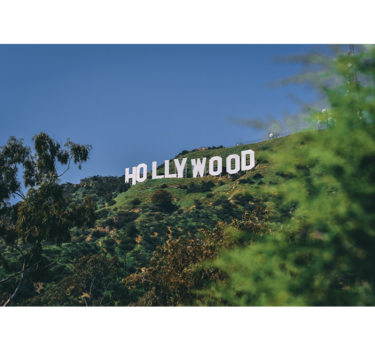 Hollywood Schriftzug Los Angeles Fototapete Städte - TenStickers