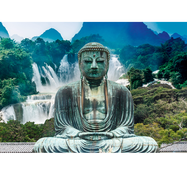 Fototapete Natur Buddha Statue - TenStickers