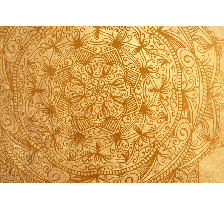 Fototapete Mandala in Gold - TenStickers