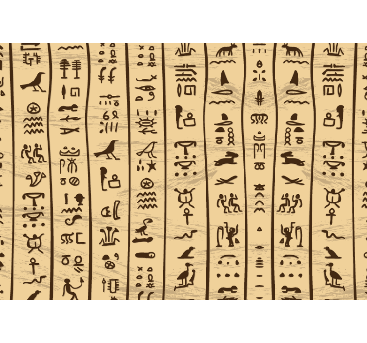 Fototapete Kunst antike schriftmotive - TenStickers