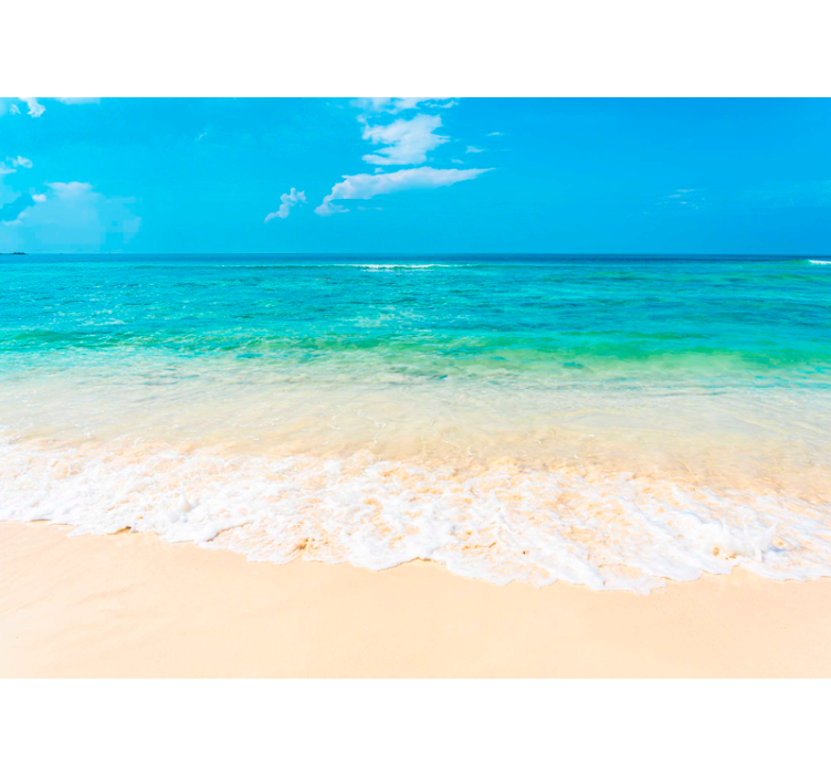 Fototapete Wohnzimmer  Meer Klare meereswellen - TenStickers