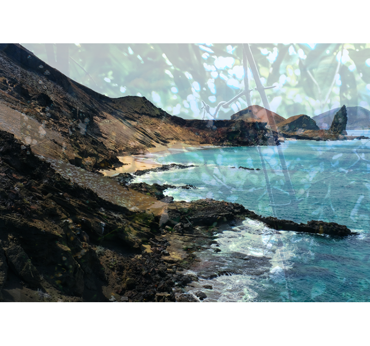 Fototapete Landschaft küstensteinformation - TenStickers