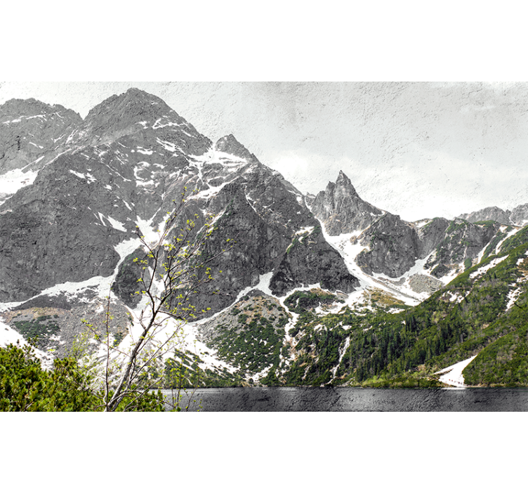 Fototapete Landschaft majestätische berglandschaft - TenStickers