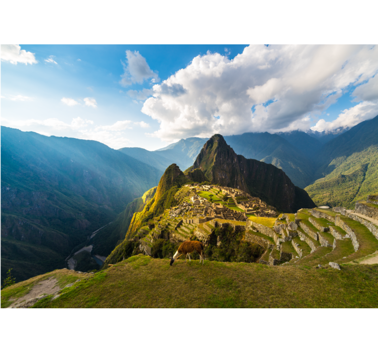 Fototapete landschaft machu picchu panorama - TenStickers