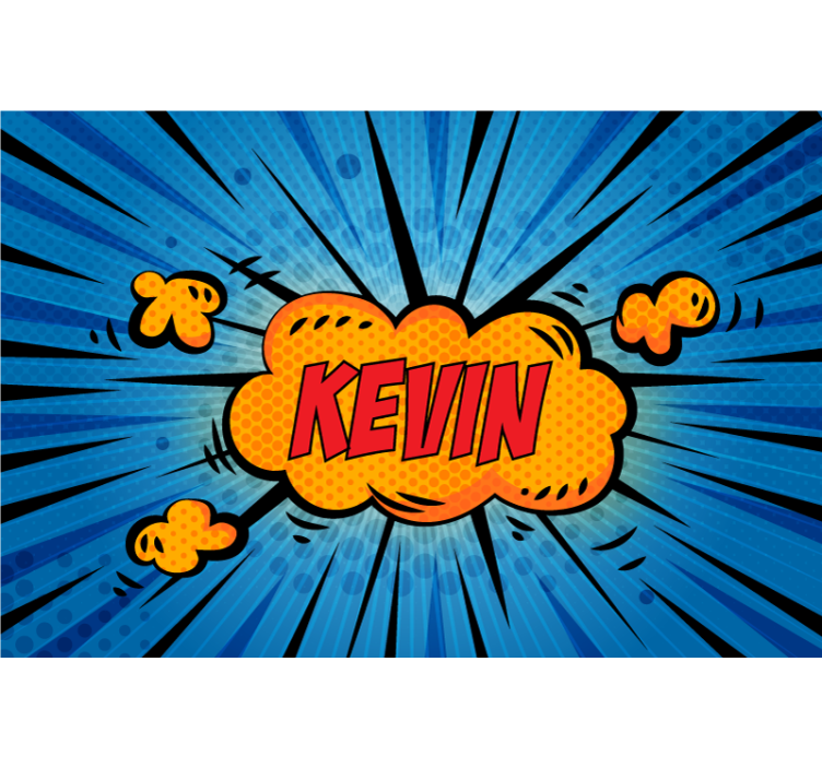 Fototapete Sprüche dynamischer typografie-ausbruch - TenStickers