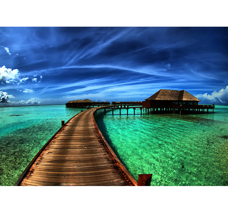 Fototapete Natur tropische meereslandschaft - TenStickers