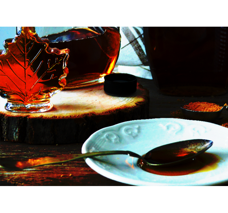 Fototapete Graffiti ahornsirup-genuss - TenStickers