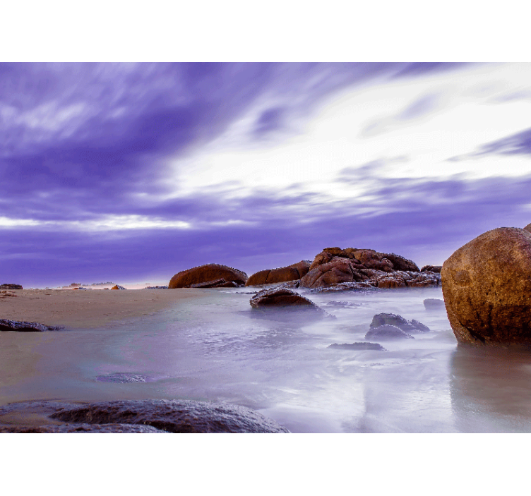 Fototapete berge mit küstenlandschaft - TenStickers