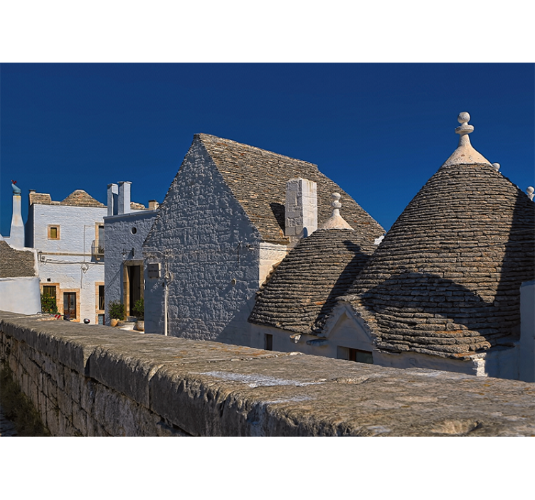 Fototapete Städte trulli-dächer - TenStickers