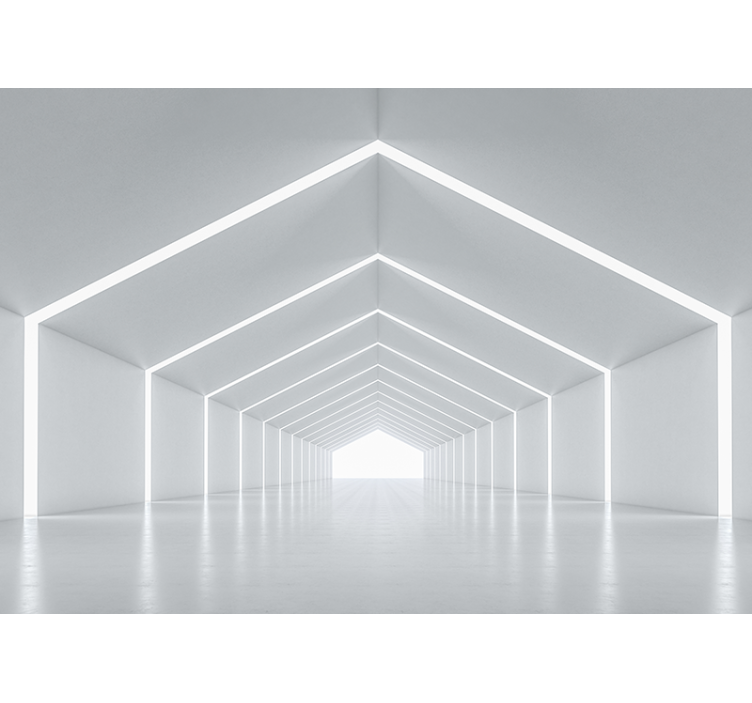 Fototapete Modern geometrische lichtstruktur - TenStickers