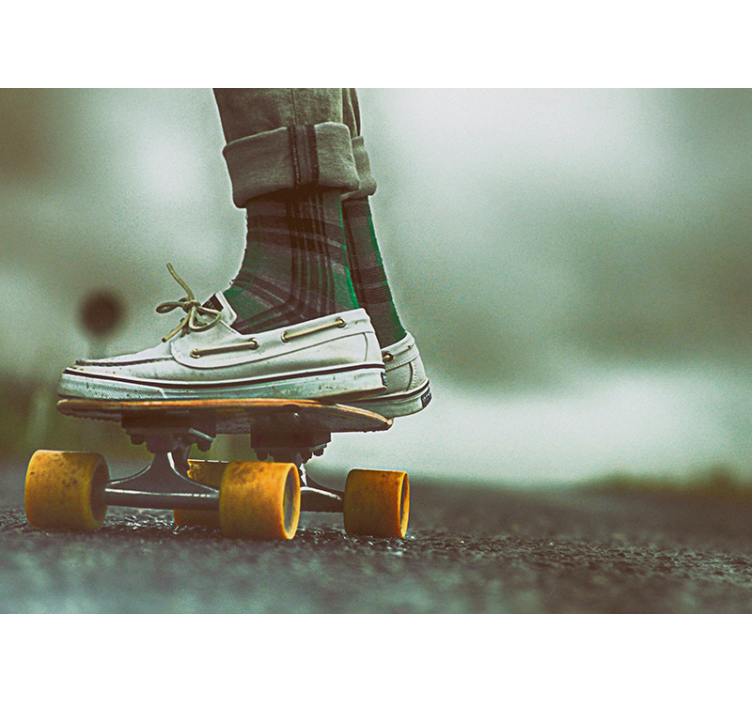 Fototapete Graffiti cooler skateboard-stil - TenStickers