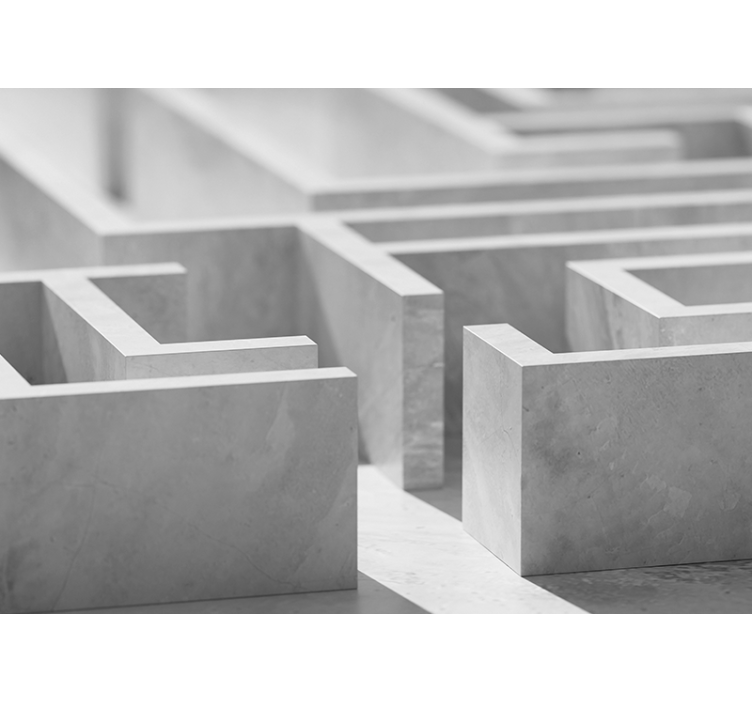 Fototapete abstrakt labyrinthstruktur details - TenStickers