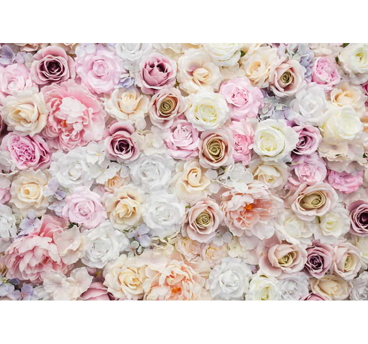 Fototapete blumen zartes rosenarrangement - TenStickers