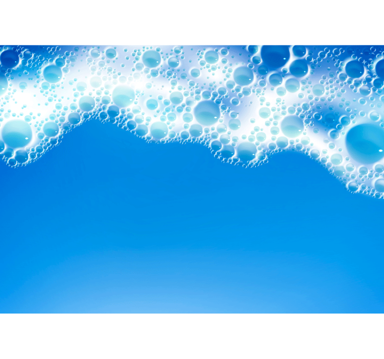 Fototapete natur wellenblasen design - TenStickers