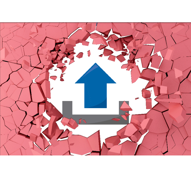 3d tapete durch wände brechen - TenStickers