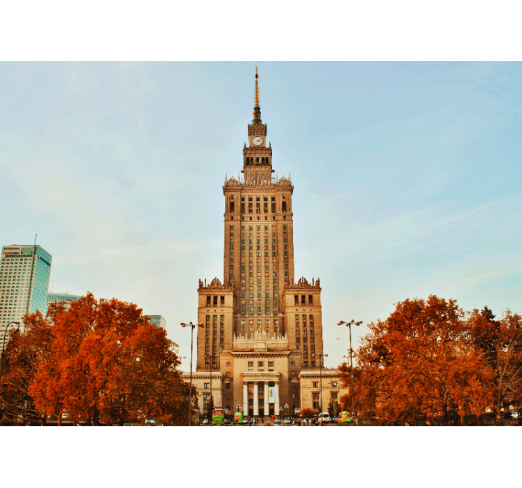 Fototapete städte palace of culture - TenStickers