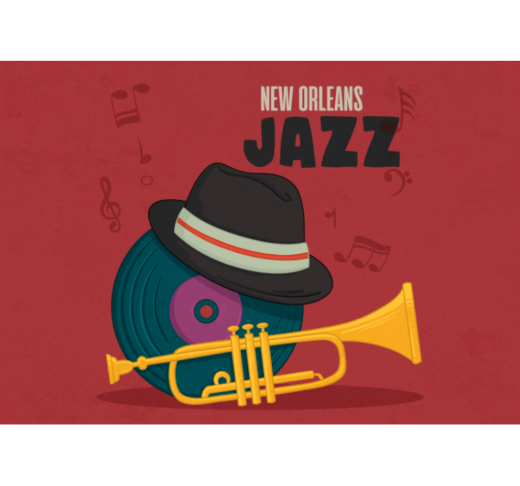 Fototapete musik new orleans jazz - TenStickers