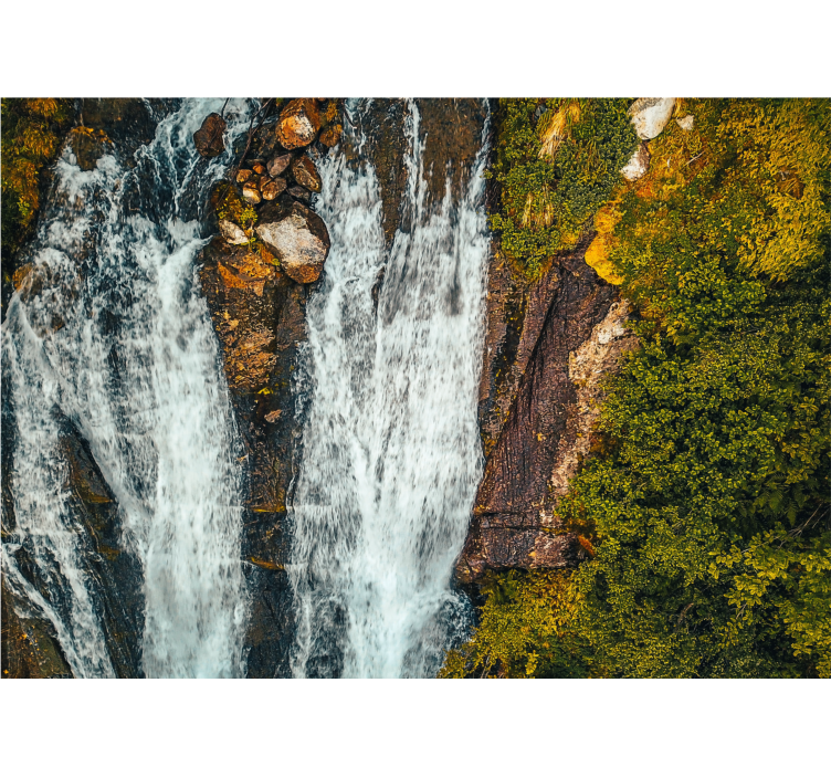 Fototapete wasserfall grand cascade landschaft - TenStickers