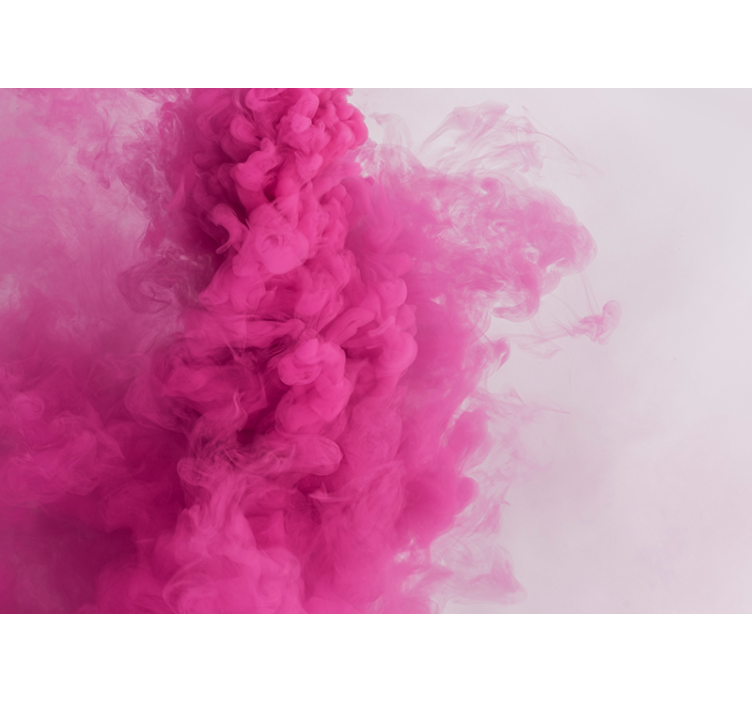 Fototapete abstrakt mit flauschigen rosa wolken - TenStickers