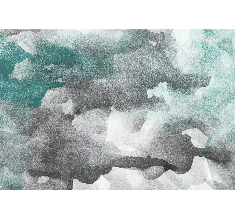 Fototapete abstrakt strukturierte graue wellen - TenStickers