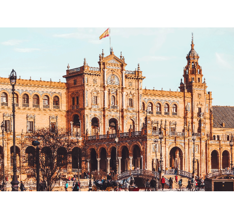 Fototapete madrid historische spanische architektur - TenStickers