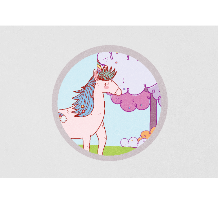 Fototapete Liebe verspielte einhorn fantasie - TenStickers