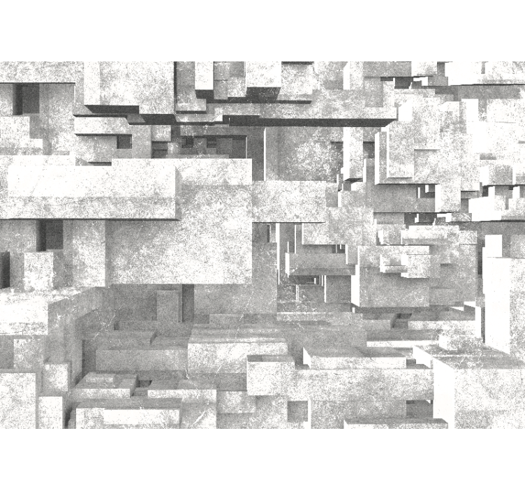 Fototapete abstrakt geometrische struktur schichten - TenStickers