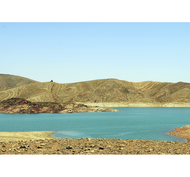 Fototapete berge ruhiger bergsee - TenStickers