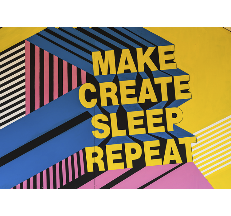 Fototapete sprüche für ein kreatives lebensmotto - TenStickers