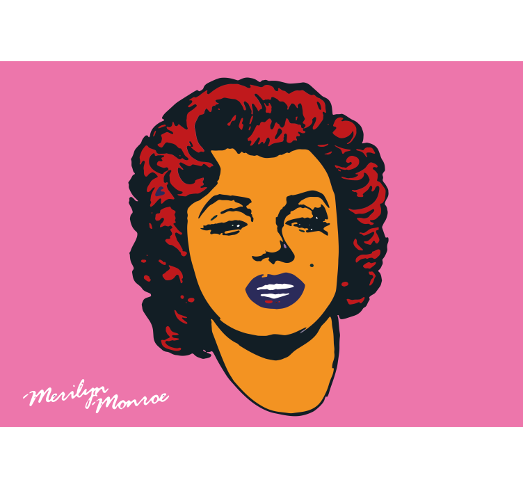 Fototapete menschen marilyn monroe porträt - TenStickers