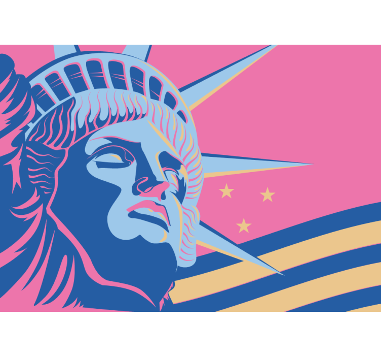 Fototapete städte liberty monument - TenStickers