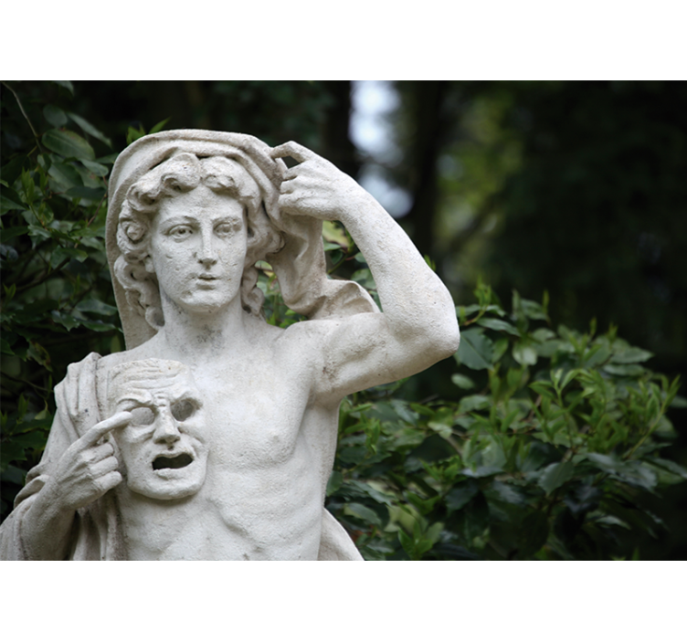 Fototapete klassische kunst skulpturen präsentation - TenStickers