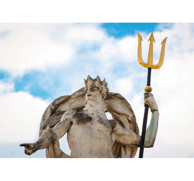 Fototapete kunst mythos des ozeanherrschers - TenStickers