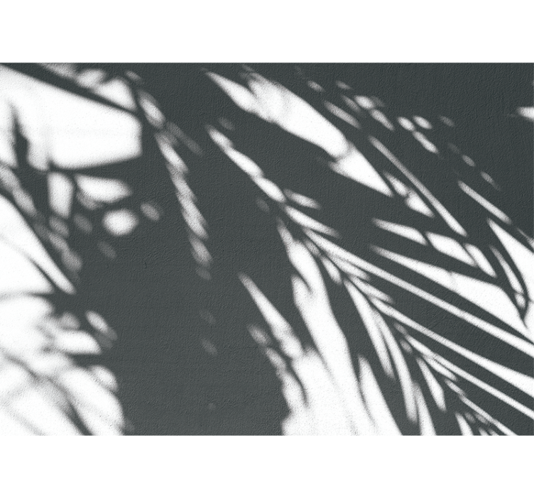 Fototapete natur schattenhafte palm-muster - TenStickers