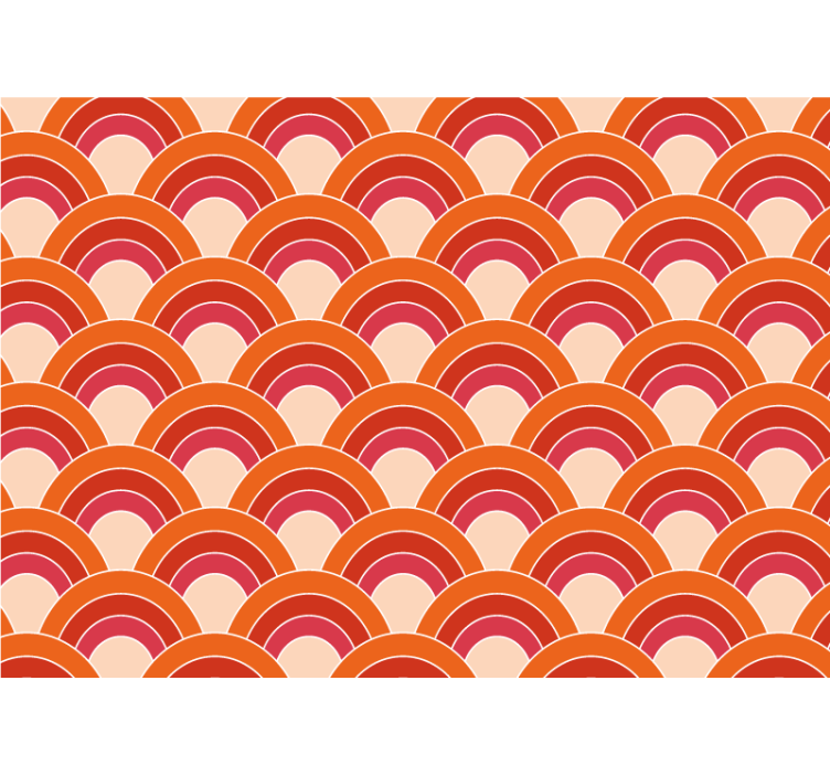 Fototapete muster geschichtetes kreismuster - TenStickers