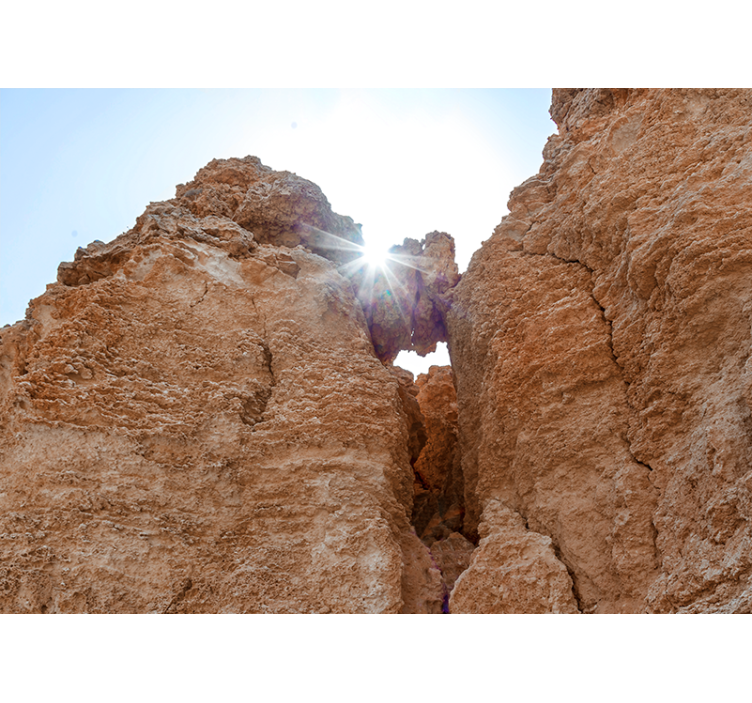 Fototapete berge mit blick auf eine felslandschaft - TenStickers