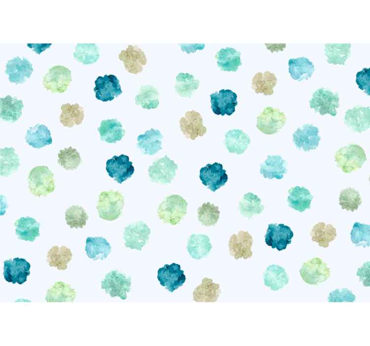 Fototapete blumen aquarell blumenmuster - TenStickers