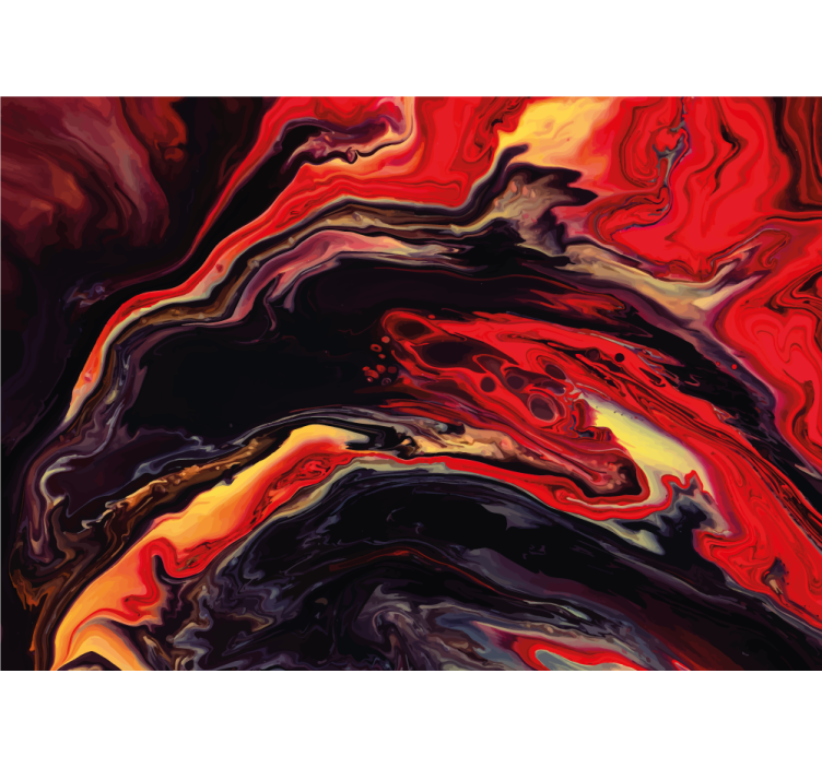 Fototapete abstrakt mit dynamischen wirbelmustern - TenStickers