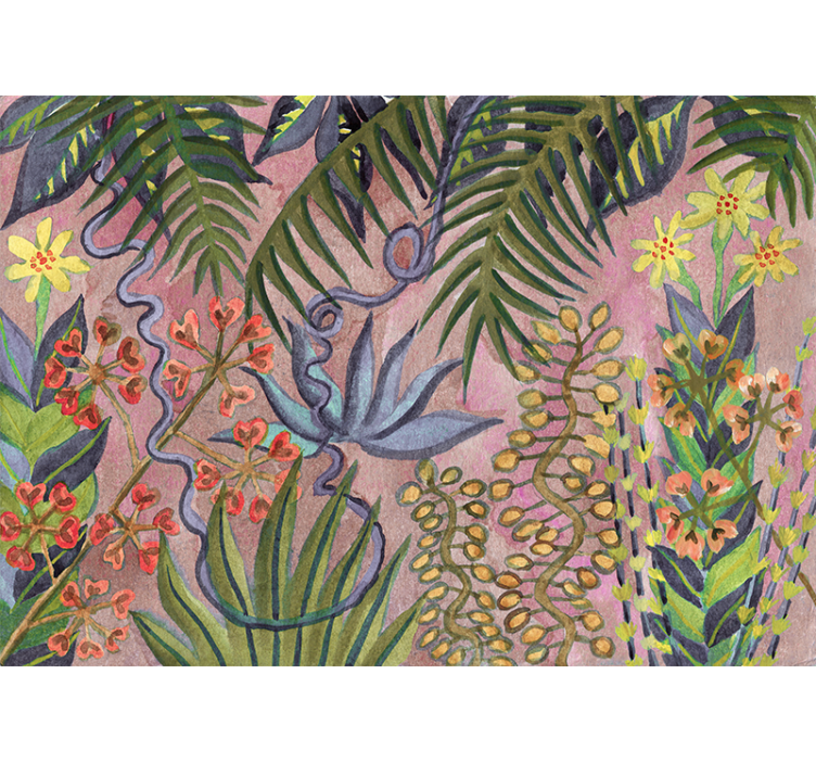 Fototapete wald tropische pflanzenpracht - TenStickers