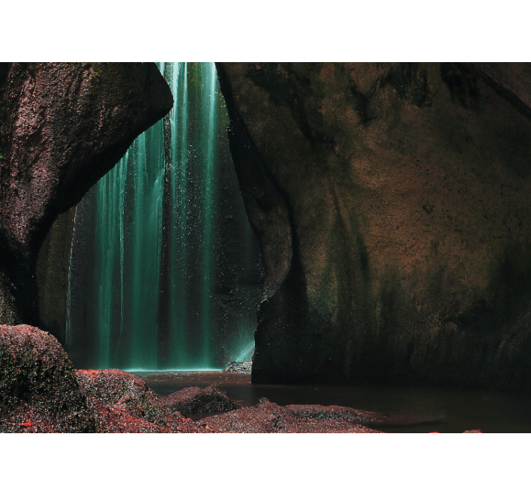 Fototapete natur tropischer wasserfall szene - TenStickers