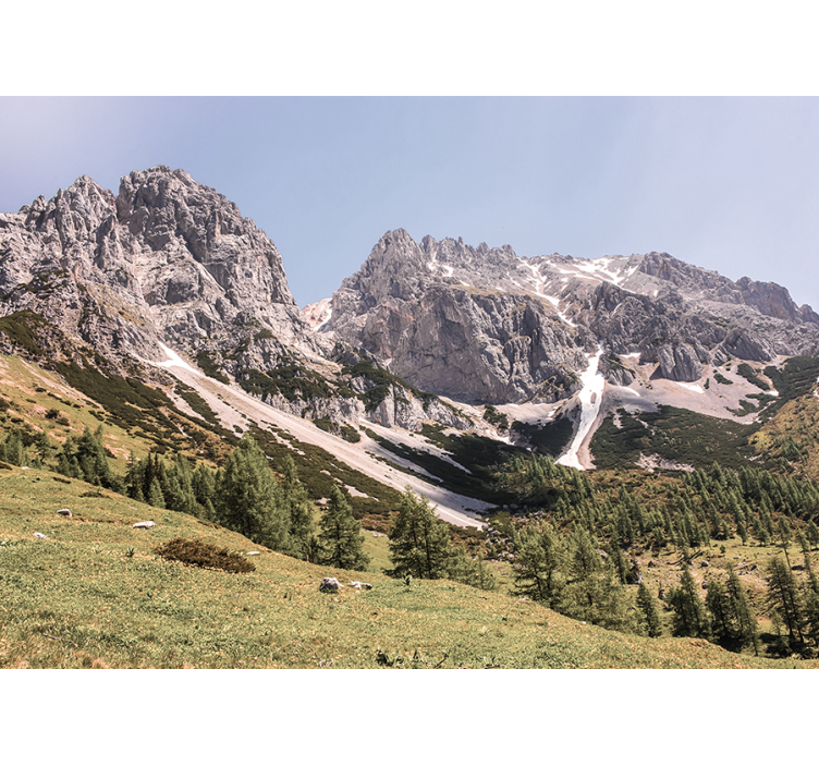Fototapete landschaft alpine ruhe - TenStickers