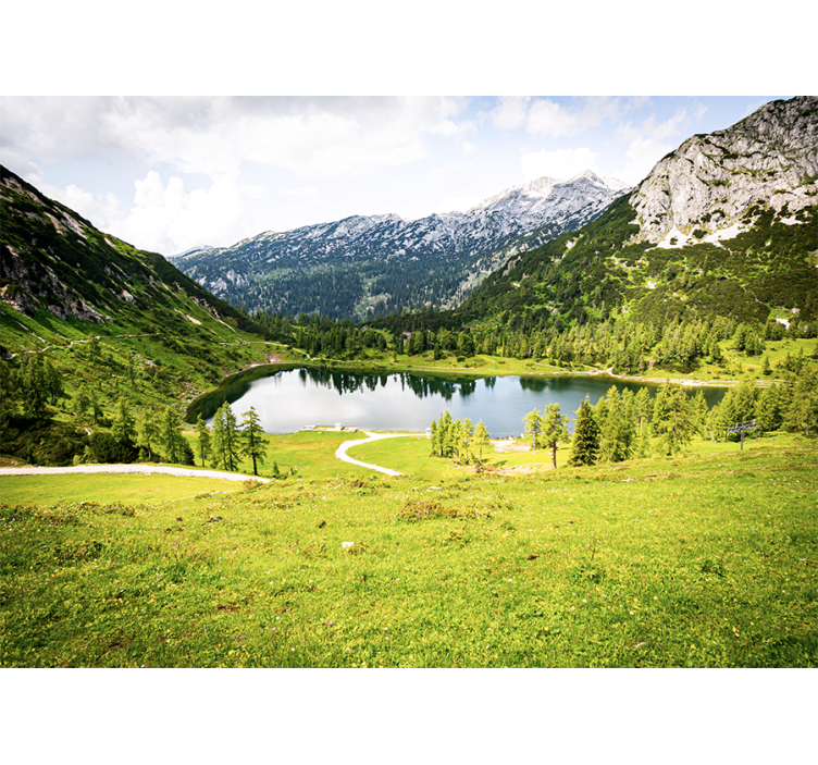 Fototapete landschaft alpenpanorama - TenStickers