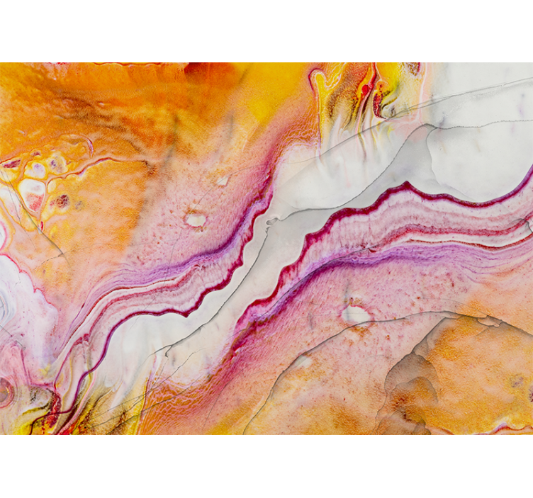 Fototapete abstrakt mit lebendigen fließenden mustern - TenStickers