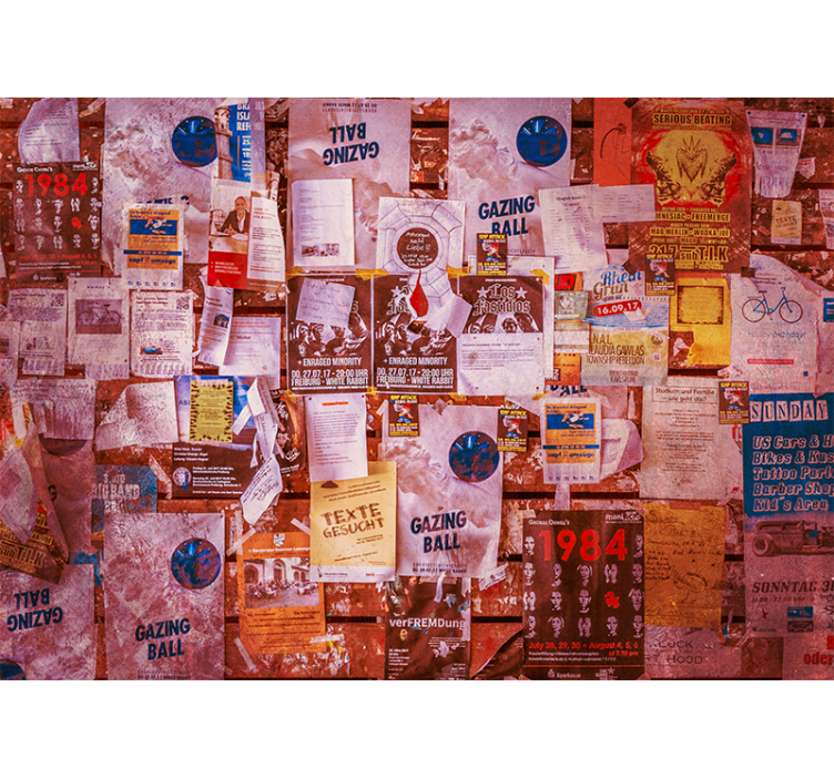 Fototapete graffiti urbane collage poster - TenStickers