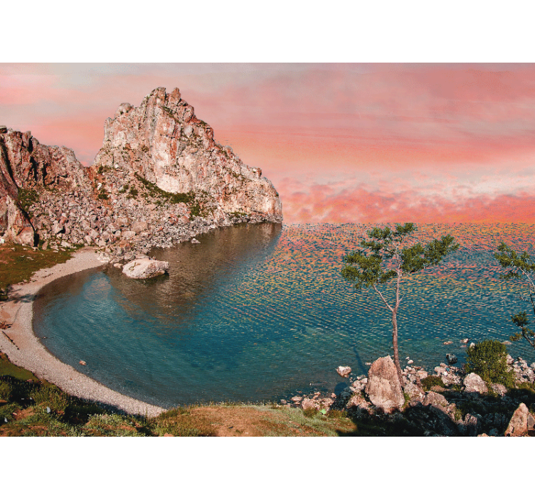 Fototapete landschaft ruhige ozeanperspektive - TenStickers