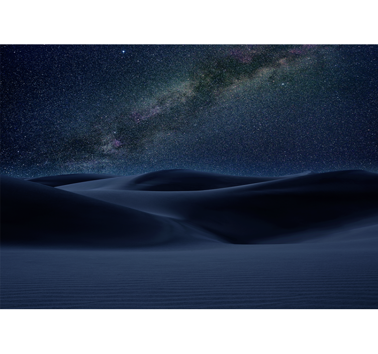 Fototapete weltraum sternen-nachtszene - TenStickers