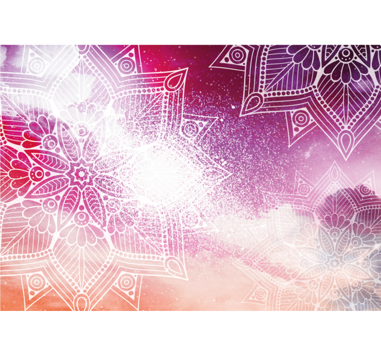 Fototapete mandala mit aufwendigen motiven - TenStickers